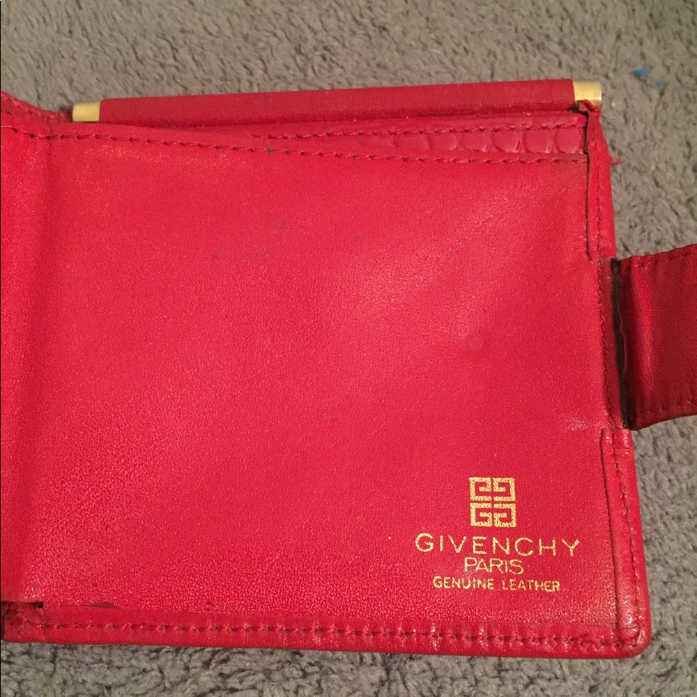 Final Markdown Givenchy Red Leather Wallet - image 1